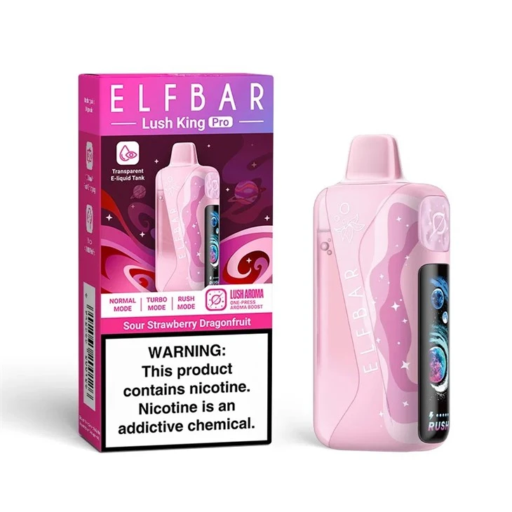 ELFBAR Lush King Pro 40K Bood Germany Wharehouse Nicotine Salt Cherry Pomegranate Blackberry Ultra Mode Liquid 30 K 36k Moon 600k Vape E Cigarettes high quality