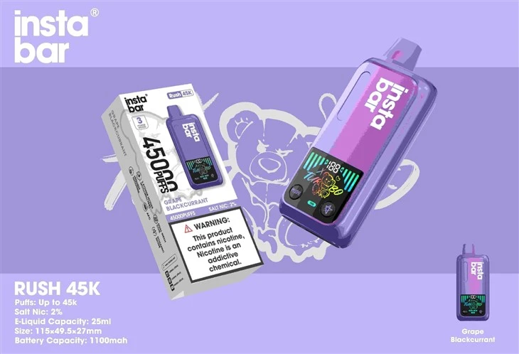 Hyperbar Rush 45K Puff Disposable Vape high quality