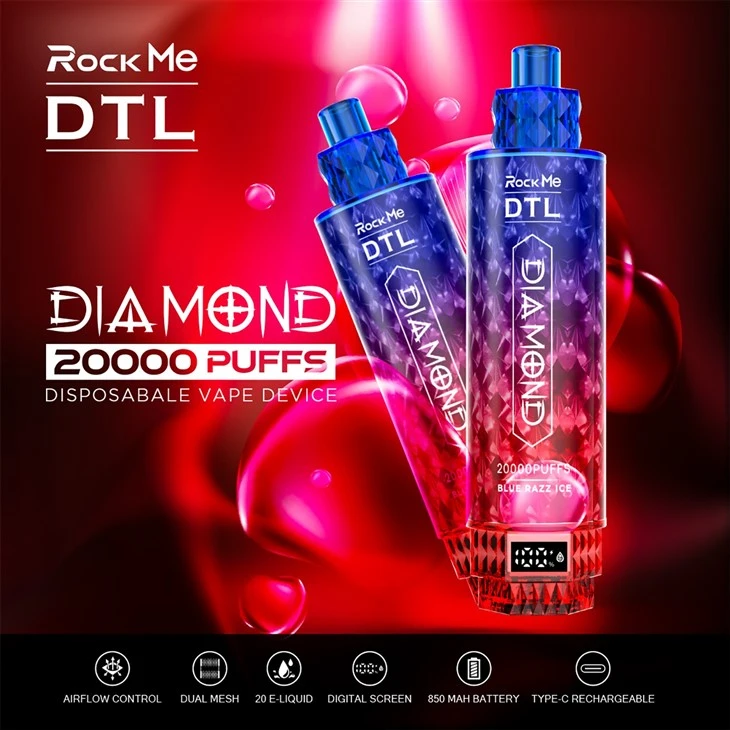 Luckee RockMe Diamond 20K Puffs Factory Vape factory