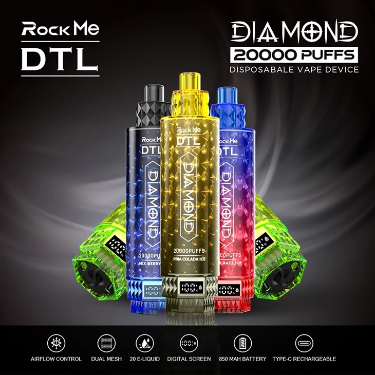 Luckee RockMe Diamond 20K Puffs Factory Vape price