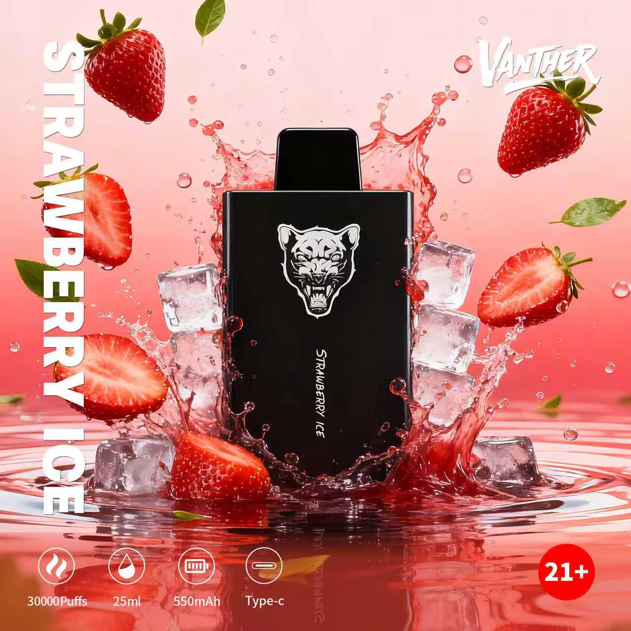 Bang King VANTHER 30000 PUFFS vienreizējās lietošanas vape