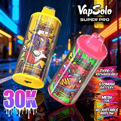 Vapsolo Super Pro 30000 Puffs vienreizējās lietošanas vape